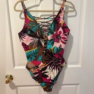 Bleu Rod Beattie One Piece Tropical Swimsuit 14